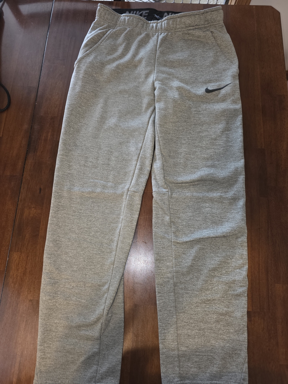 Nike Gray Swoosh Sweatpants